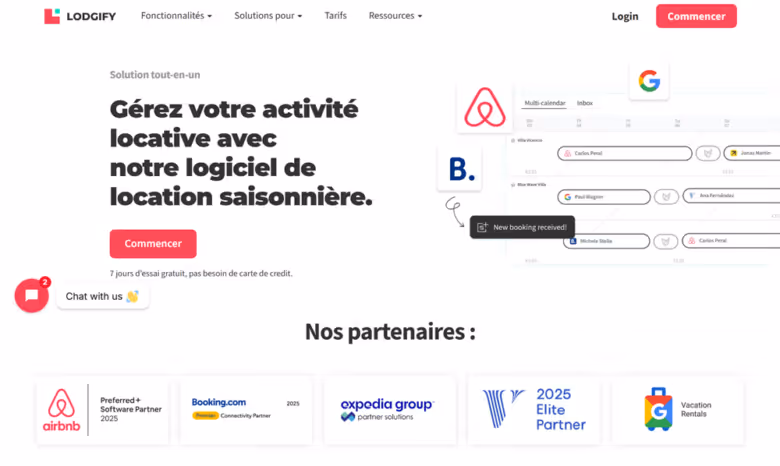 page PMS Lodgify
