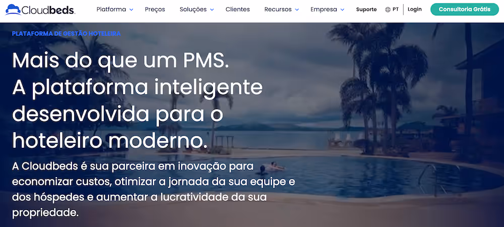 software alojamento local cloudbeds