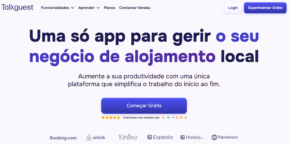 software alojamento local talkguest