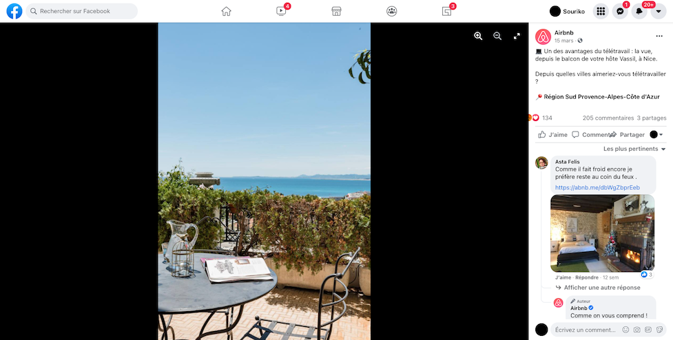 Exemple communauté Airbnb