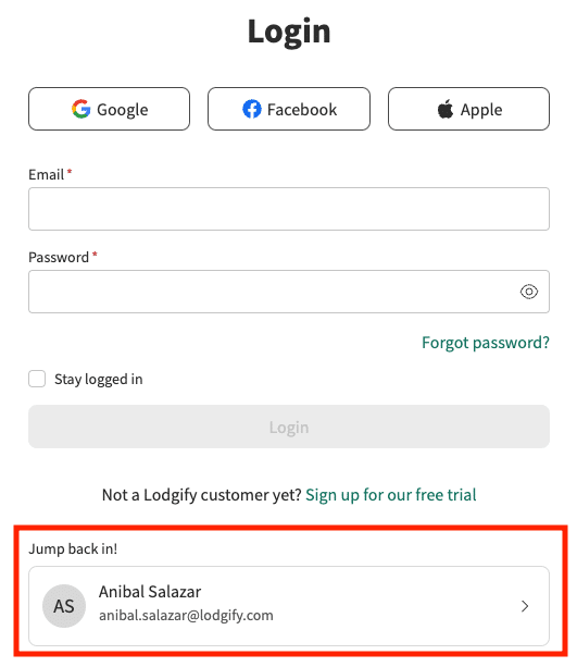 Login