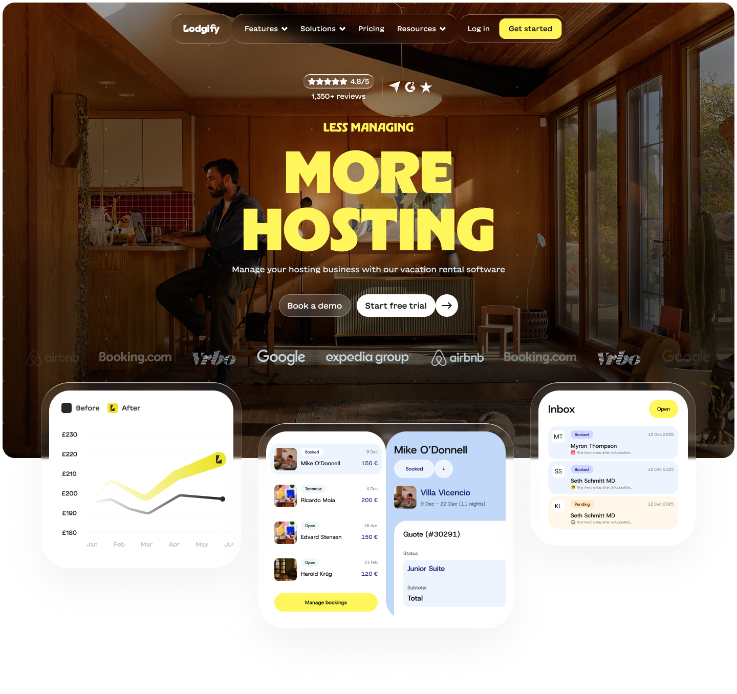 Lodgify Homepage