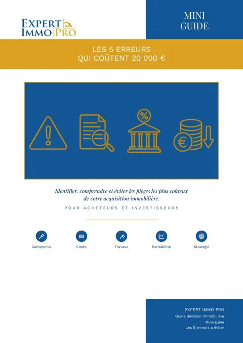 Couverture du mini-guide gratuit Les 5 erreurs qui coûtent 20 000 €