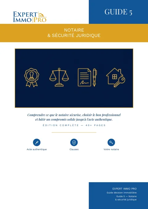 Couverture du Guide 5 — Notaire & sécurité juridique