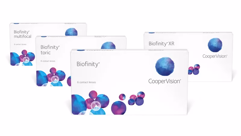 Biofinity frequent replacement contact lenses