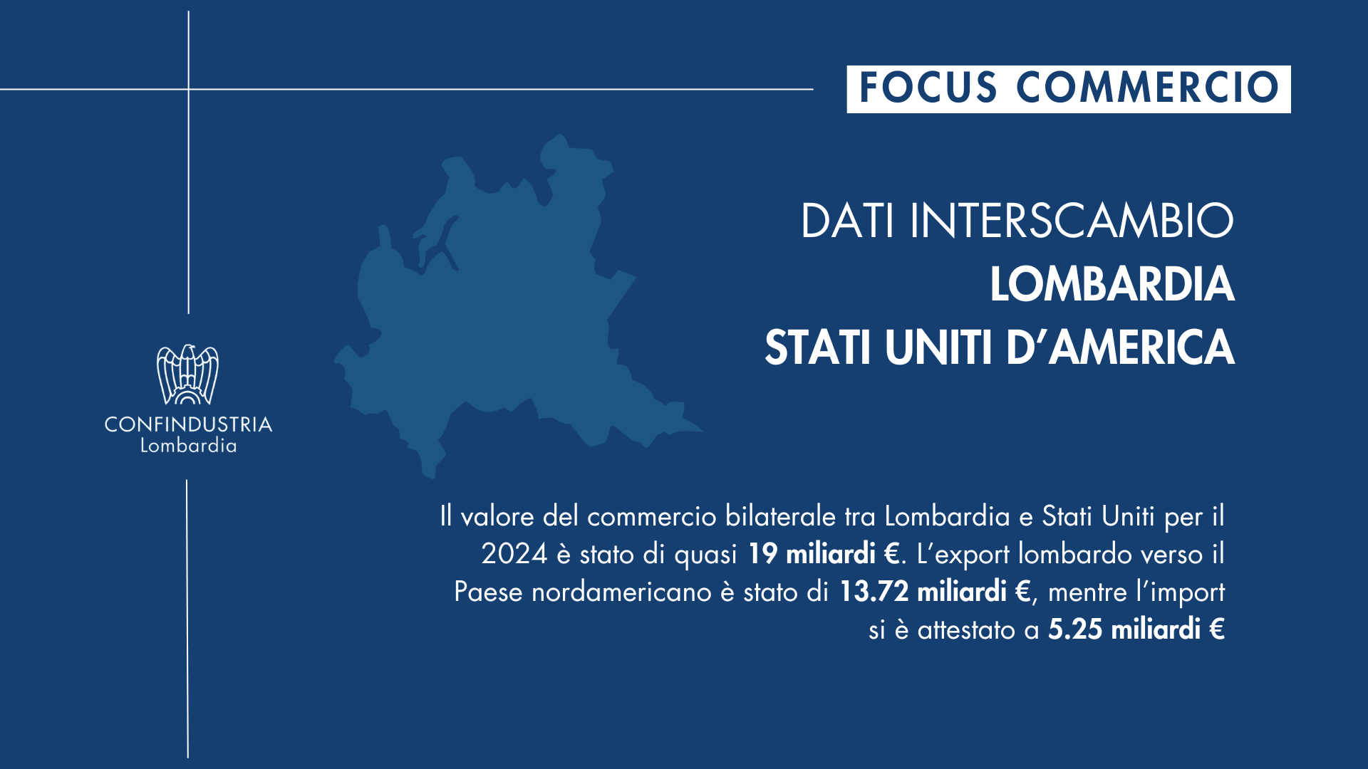 Focus commercio internazionale Lombardia - Stati Uniti
