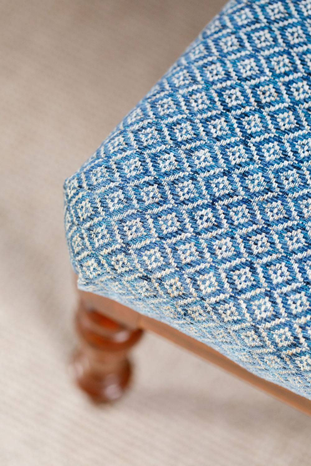 Warm, elegant master bedroom accessory detail by Lorna Smith Interiors