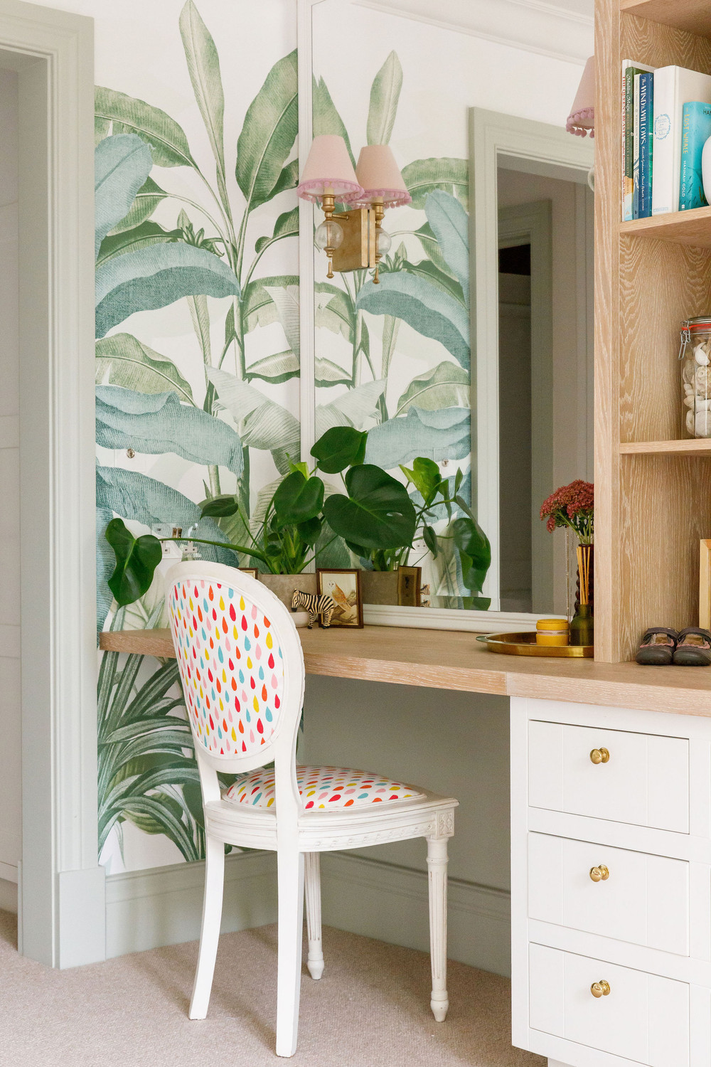 Girl's bedroom styling detail with cheerful accents — Lorna Smith Interiors