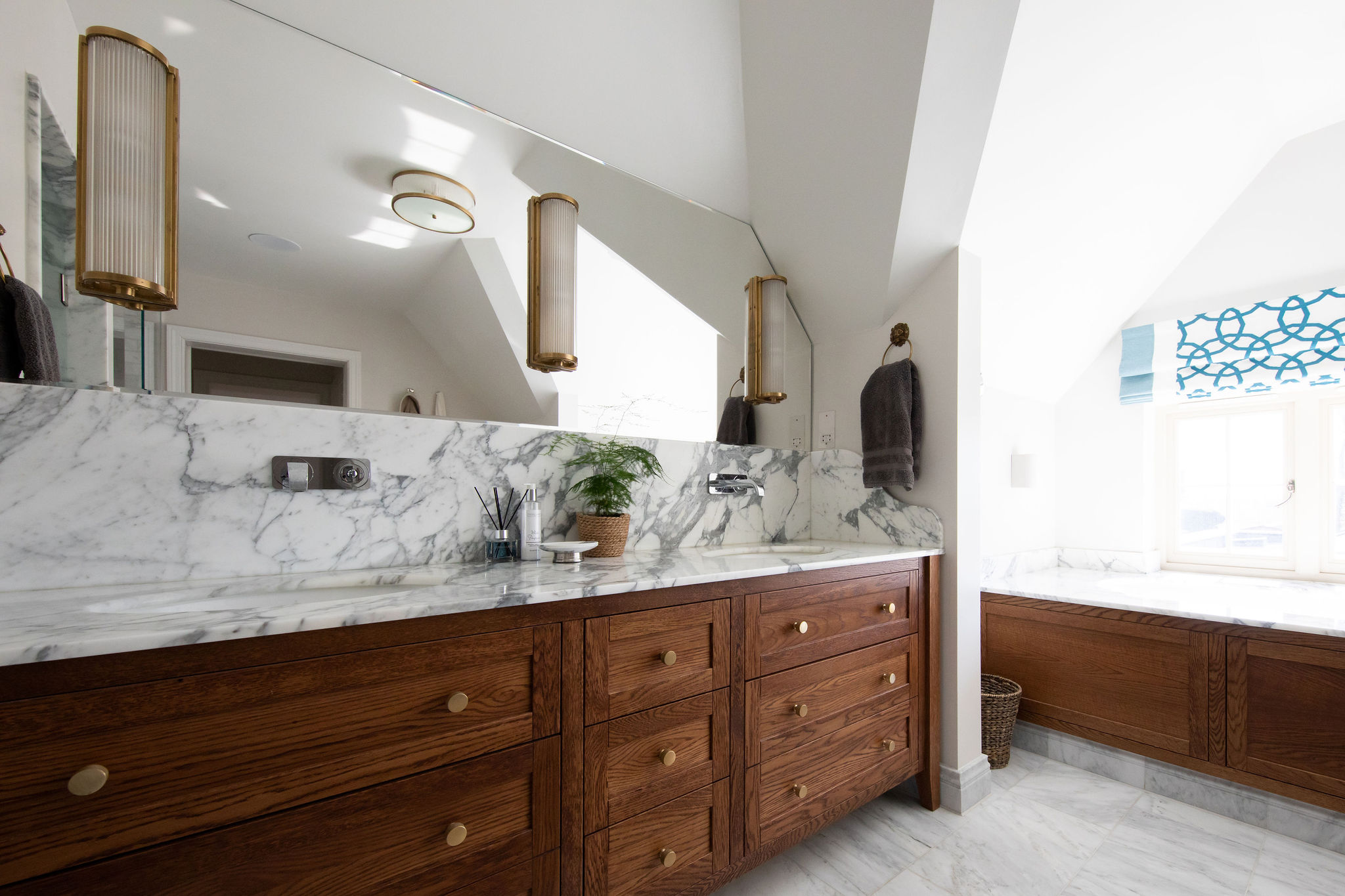 Morning Light in the Marble En Suite