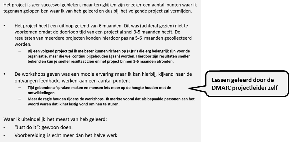 Evaluatie voorbeeld