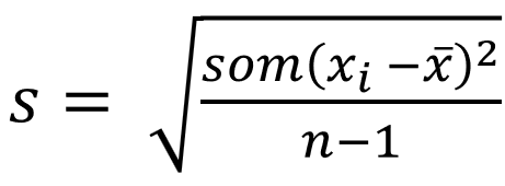 Formulevorm van steekproef