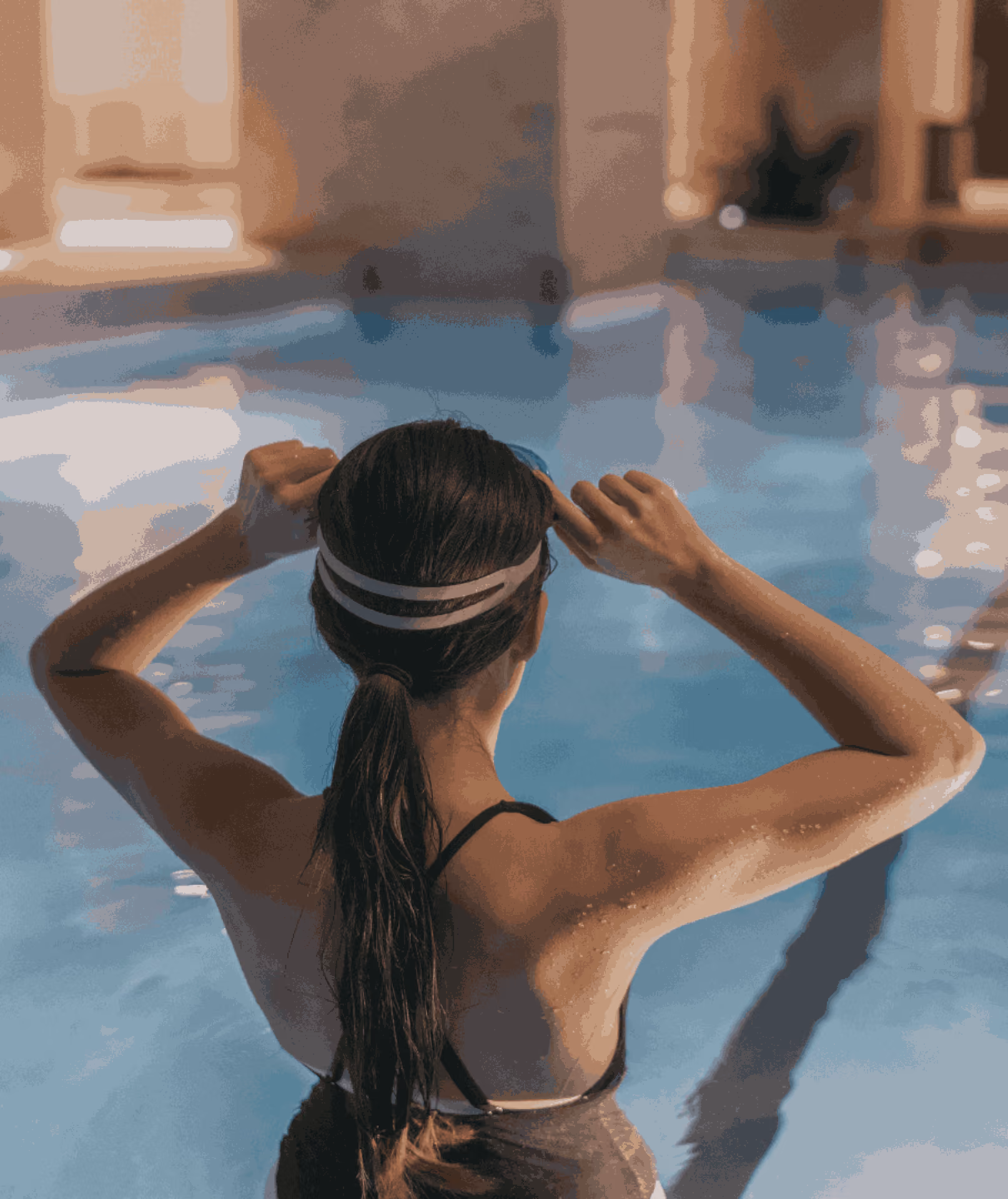 Women only lap pool at Altea