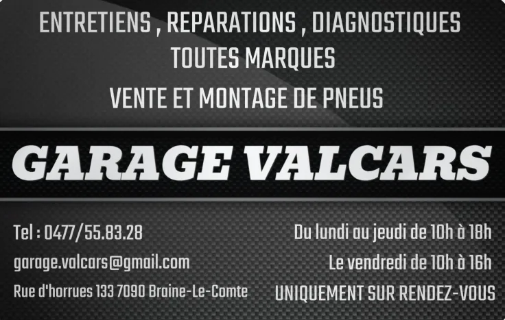 Garage Valcars Braine-le-Comte