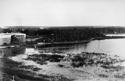 Lake and Ice House (c. 1900)