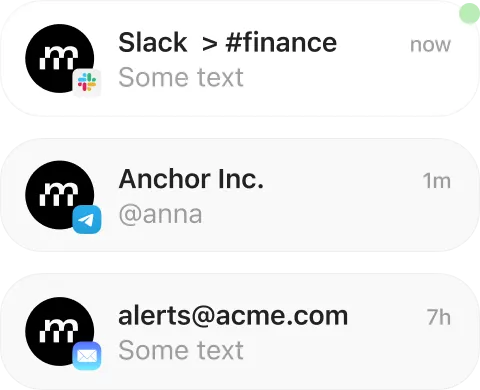 Real-time alerts