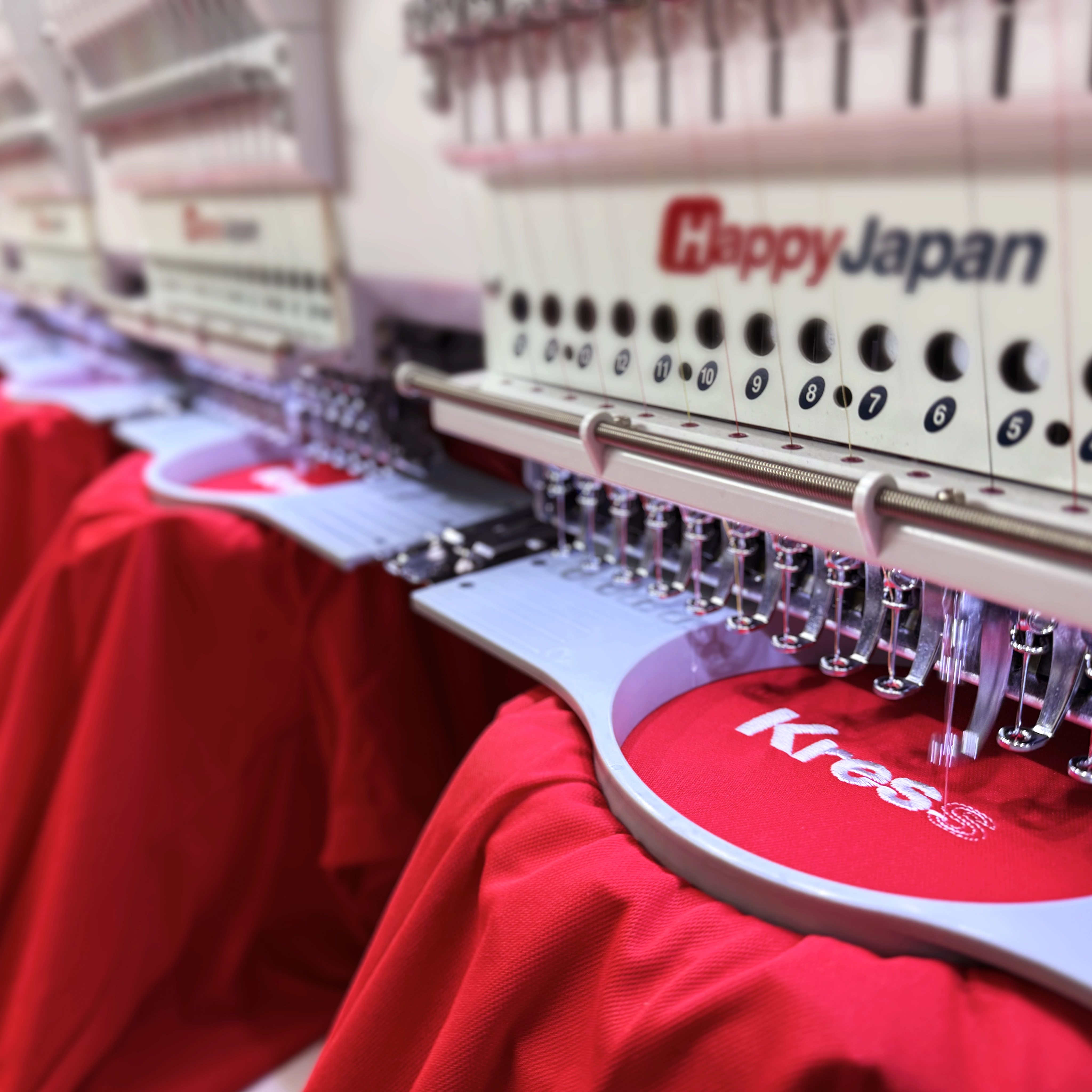 Custom embroidered polo shirts with company branding