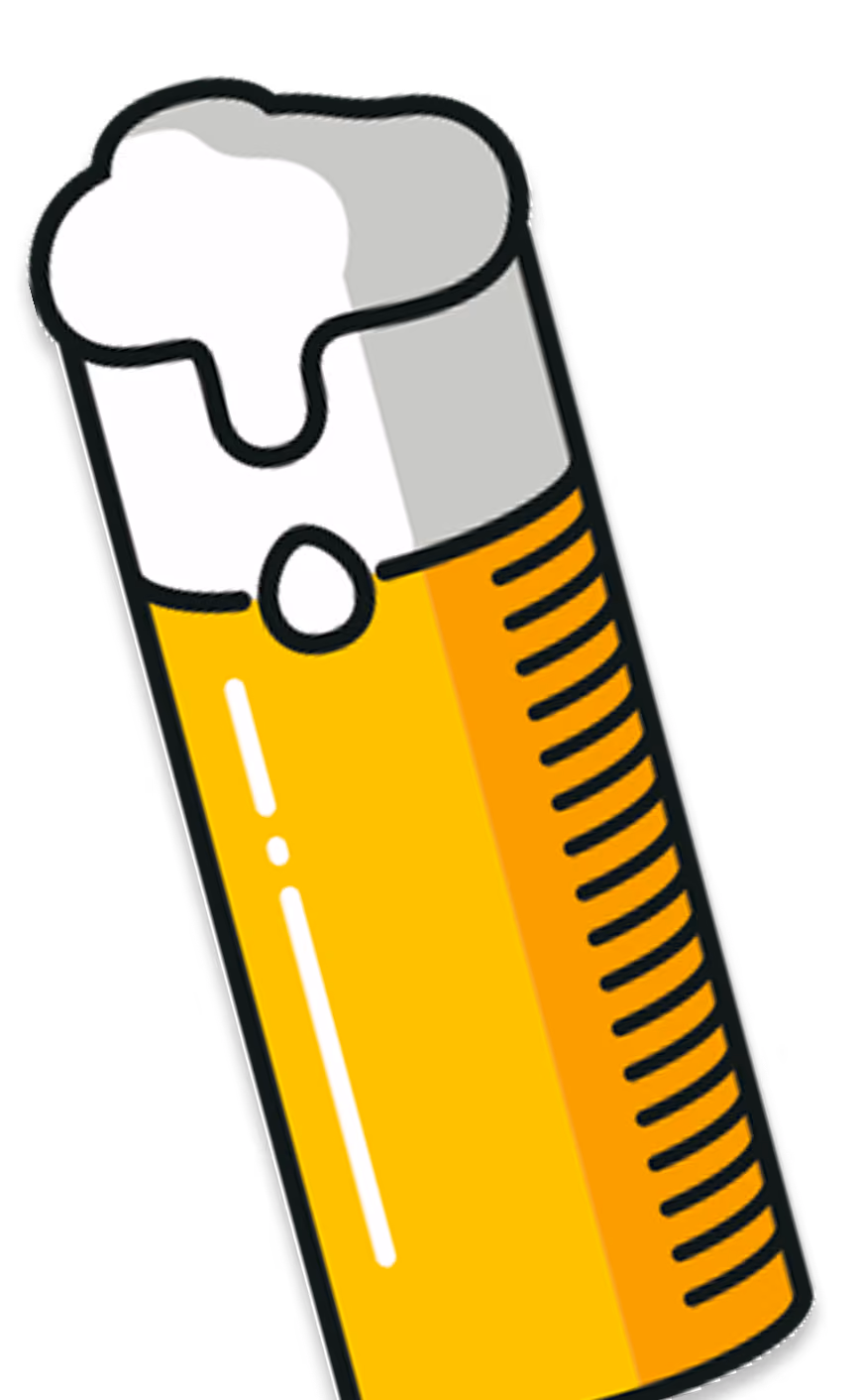 Illustriertes Symbol eines Kölsch-Glases
