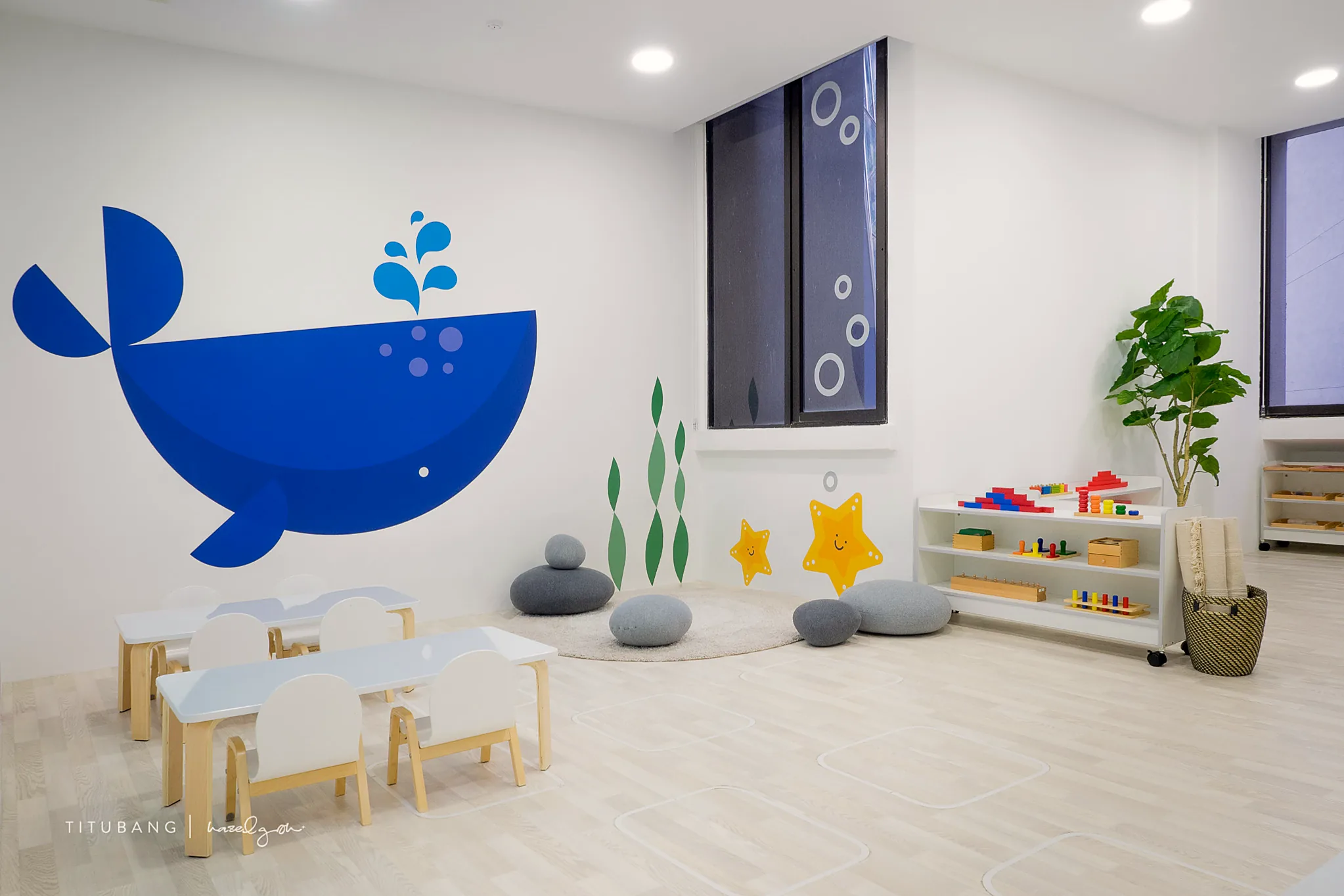 Inside Josiah Raffles Place — a prepared Montessori environment.