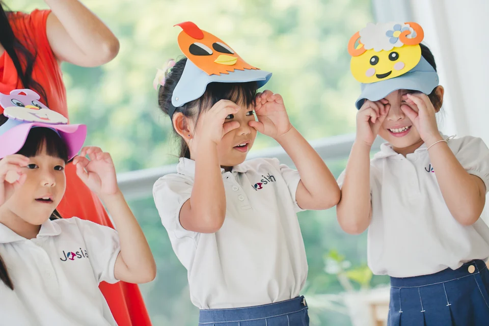Josiah Montessori children playing during a Musical Arts Performance Programme activity.