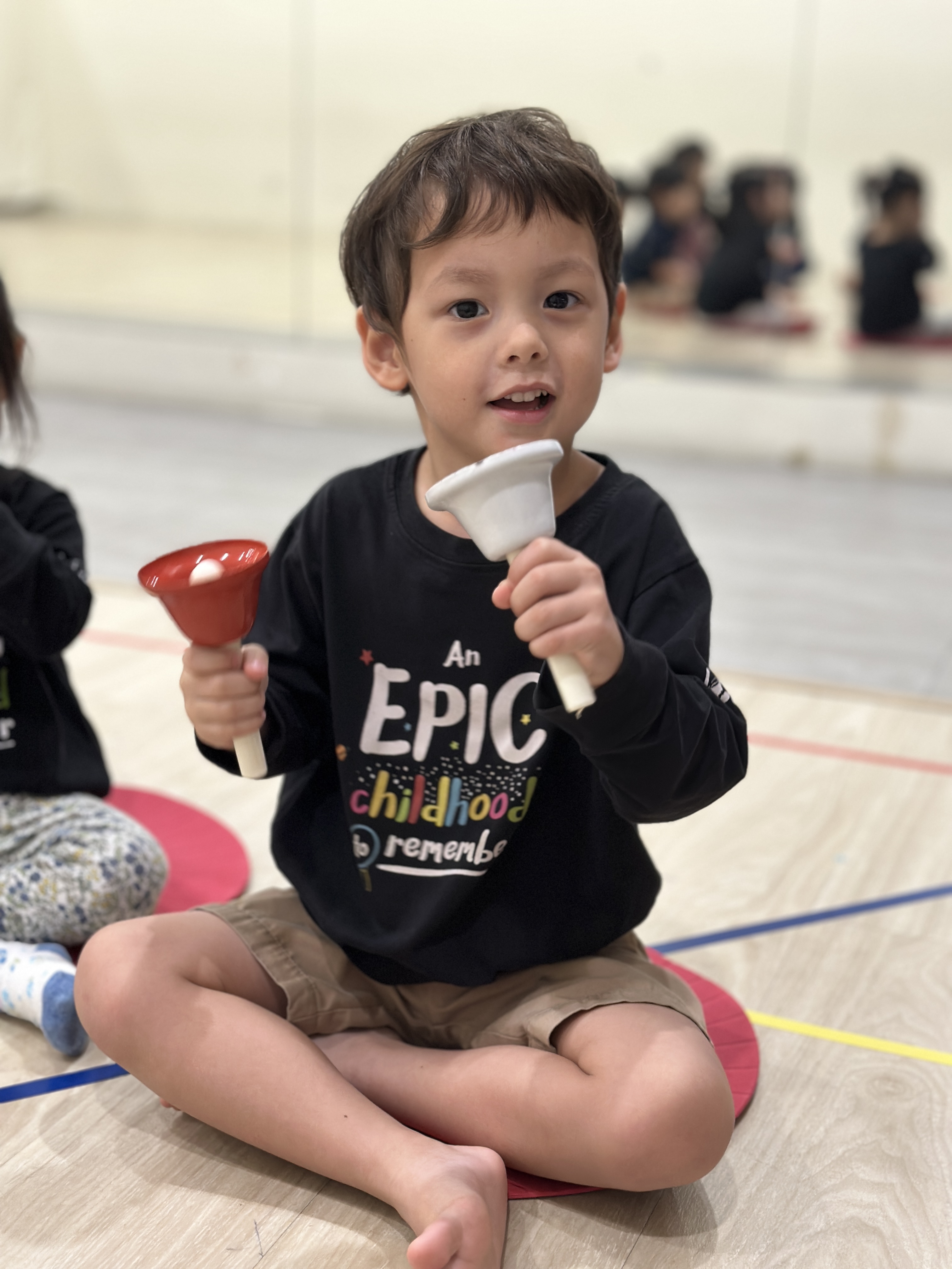 Children performing in Josiah Music Lab