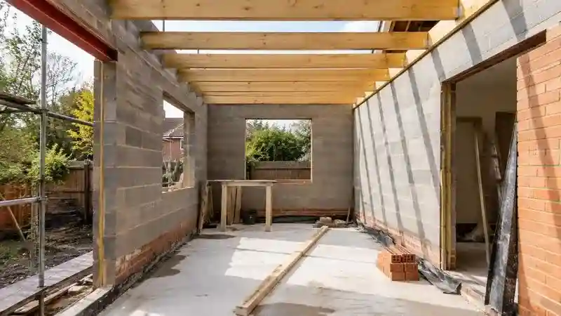 Custom house extension built by experienced construction specialists
