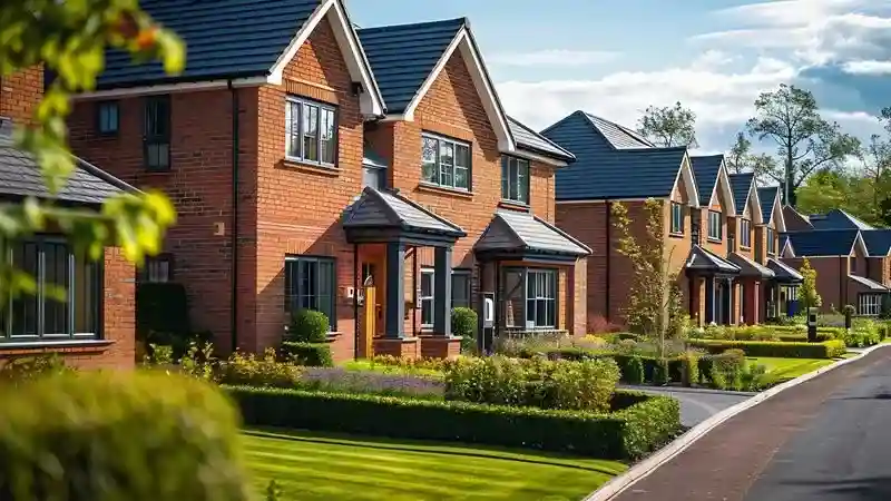 Modern residential housing development built by BFR Construction