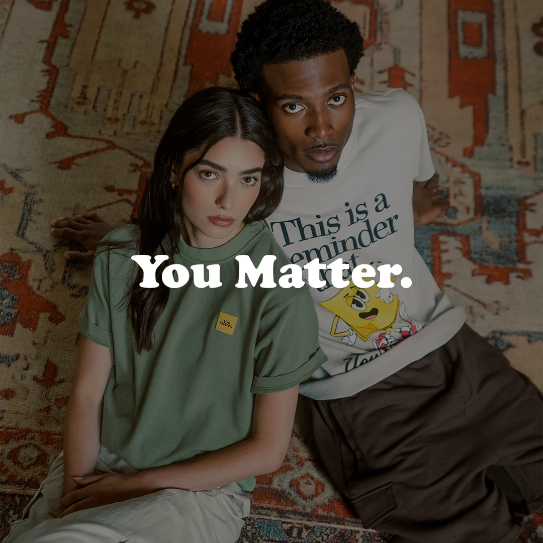 In the heart of You Matter lies a profound acknowledgment of the intricacies of being human. Demetrius Harmon, founder and internet sensation, turned his deepest struggles and marks of self-harm into a testament of strength. Stitched into the very fabric of his apparel, You Matter stands as a reminder – no matter life's highs and lows, everyone's existence holds value.