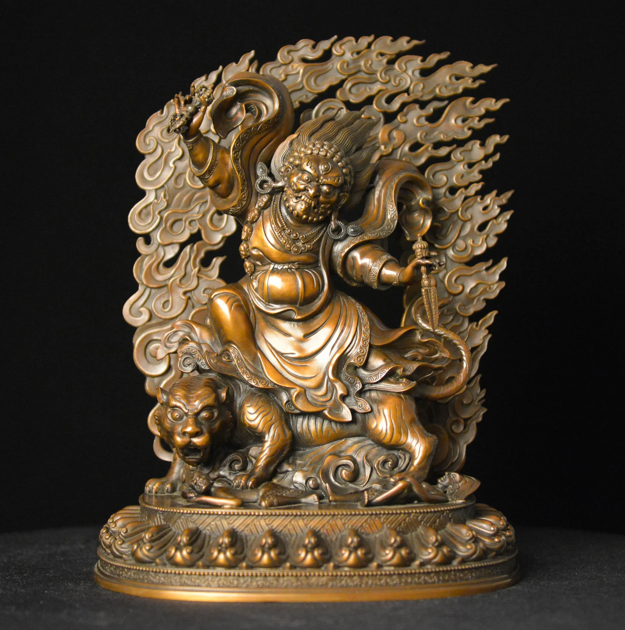 Wrathful Guru Rinpoche — The complete sculpture