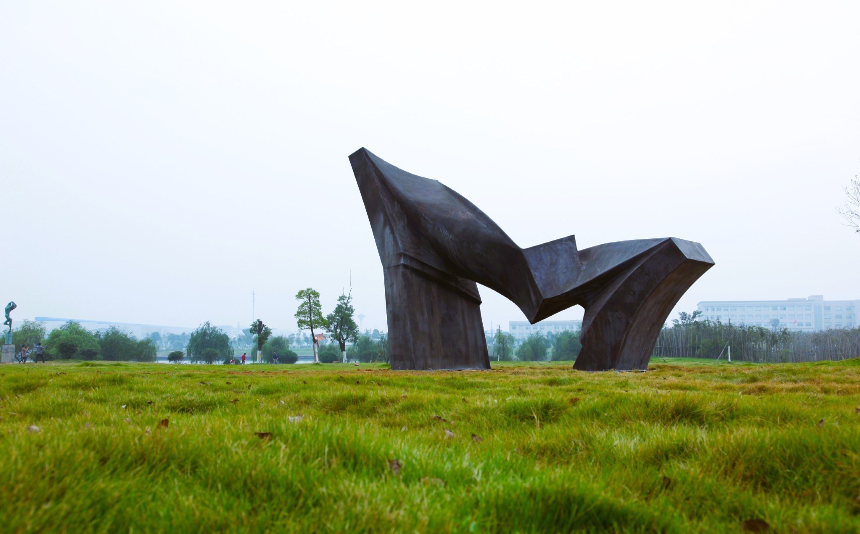 Sculpture in the landscape.