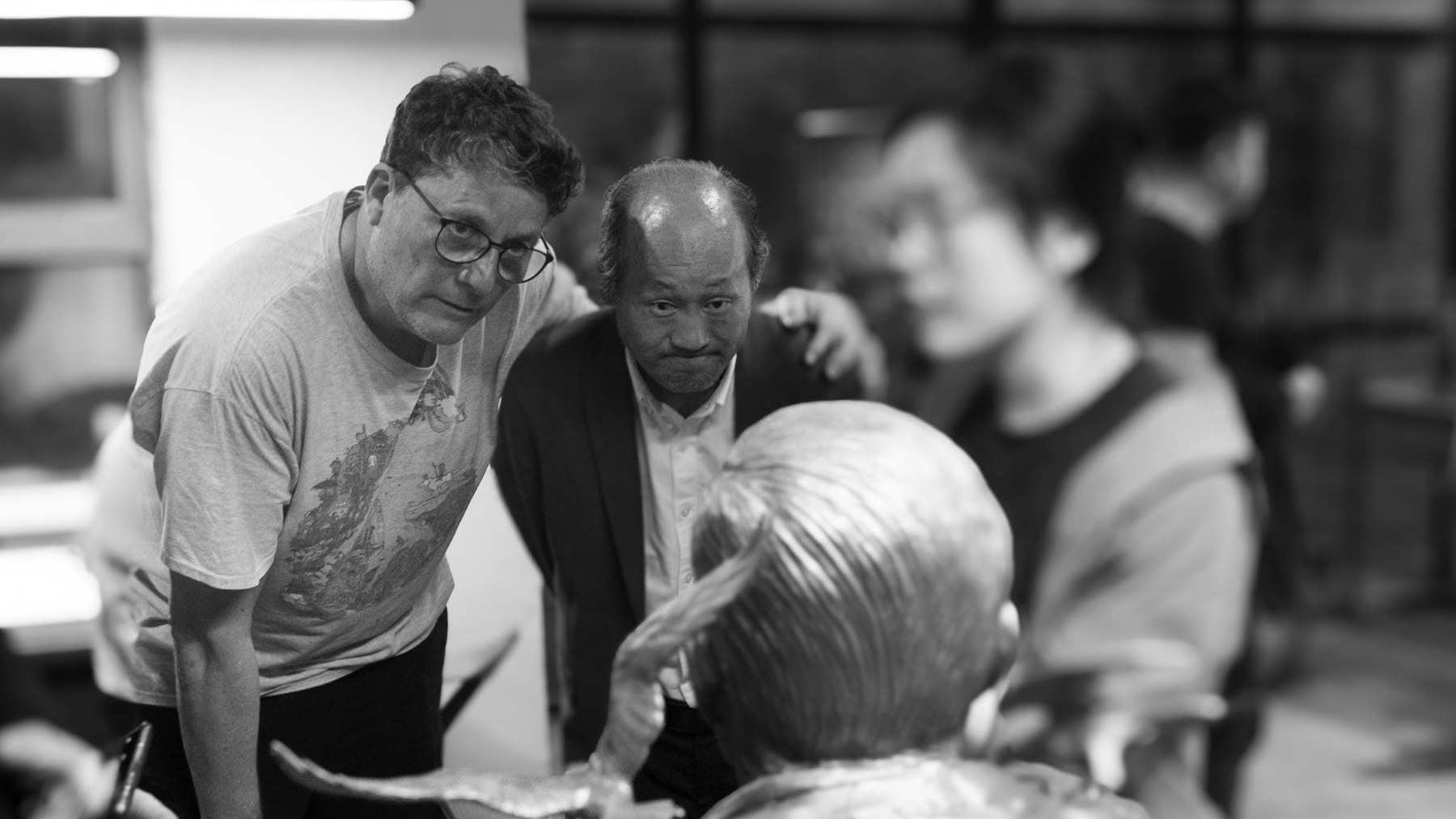 Artists at work — a shared language of making.