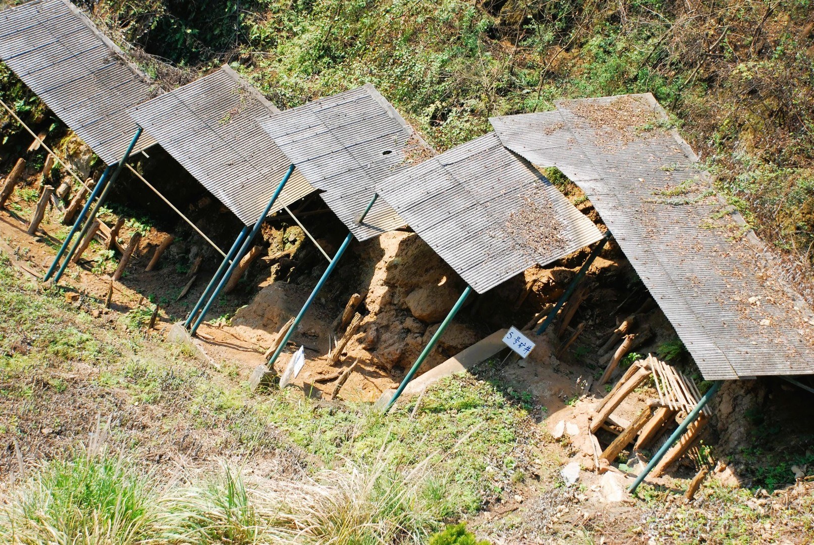 Copper-mining heritage — a closer view.