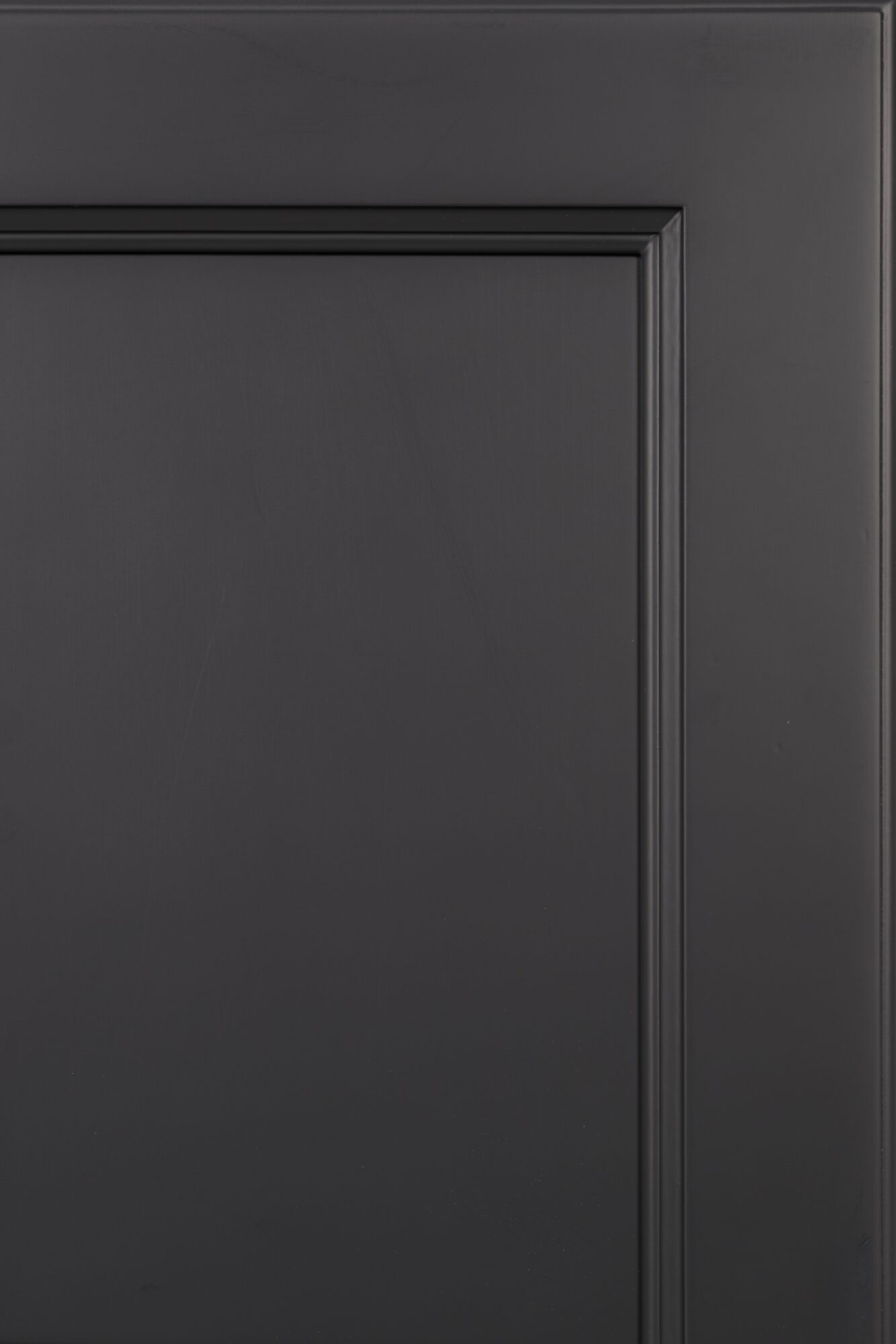 Double Shaker Black cabinet door finish