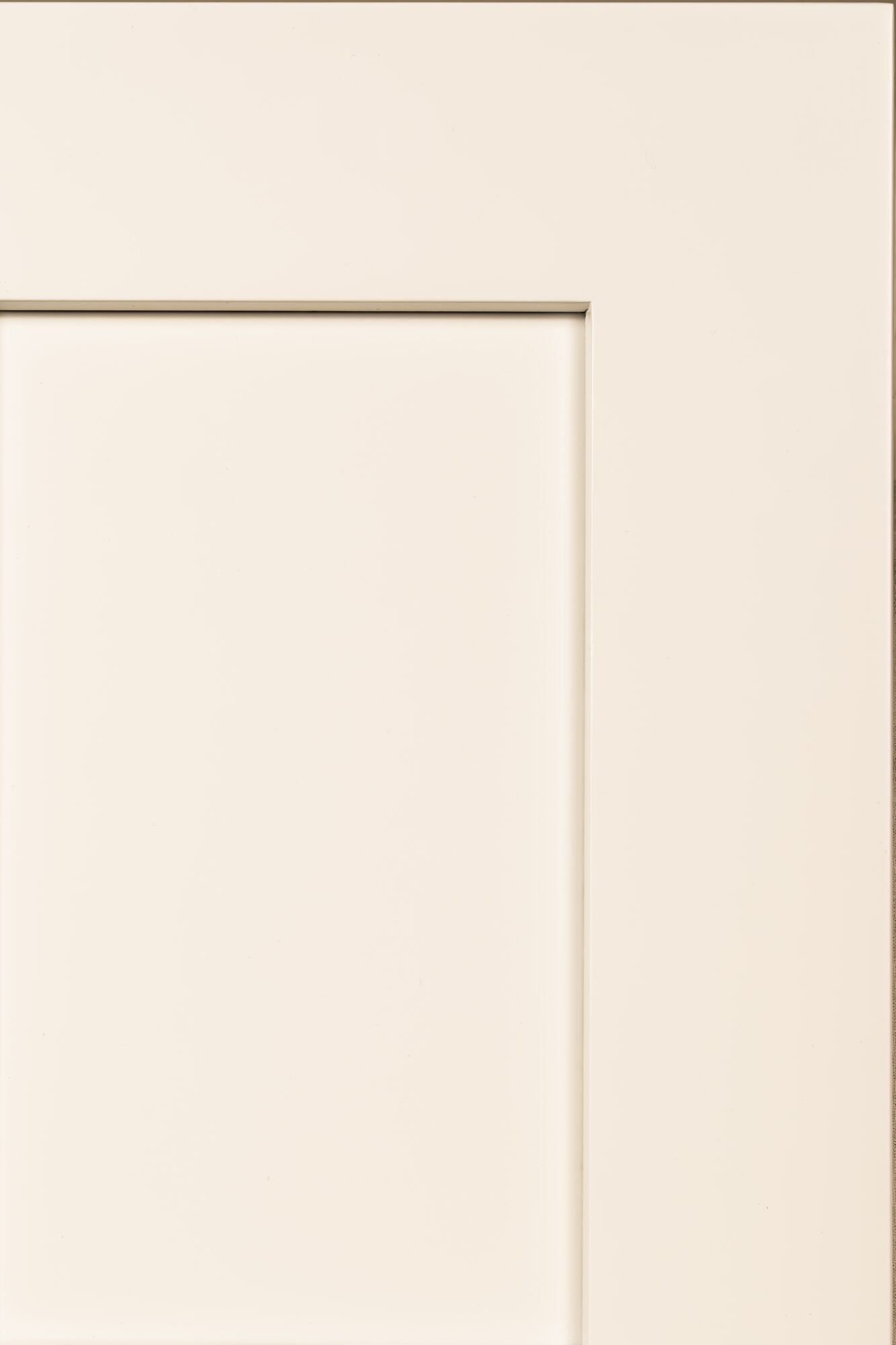 Shaker White cabinet door finish