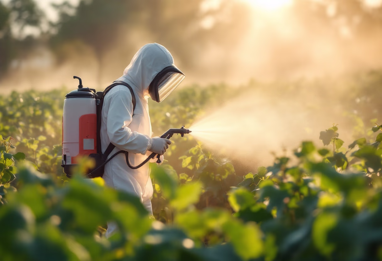 pest control procedure with equipment