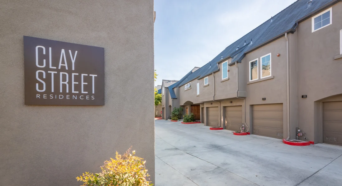 Exterior of apartments