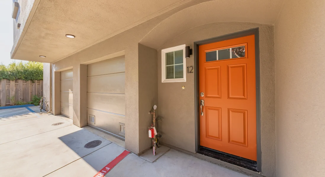 Exterior of apartments