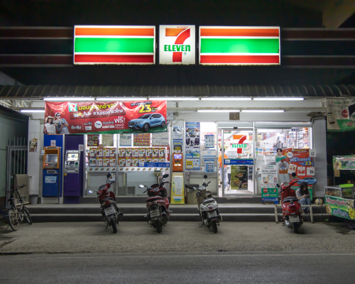 Convenience store interior