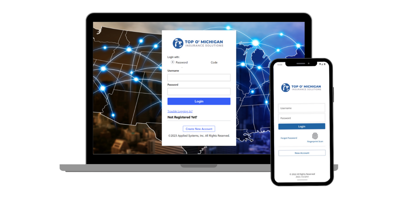 Top O' Michigan Client Connect online account portal