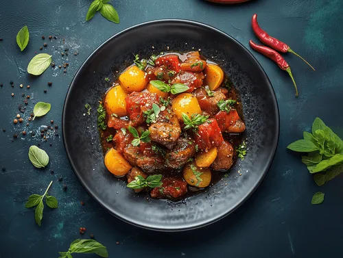 food on a plate
