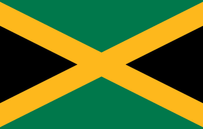 Jamica Flag  at Faith Christian Fellowship