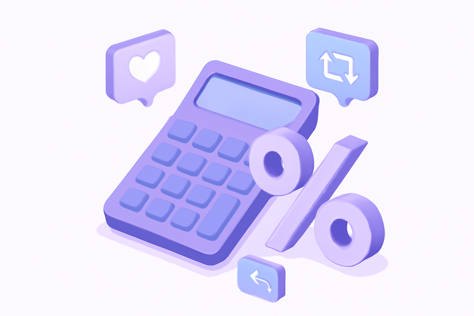 Engagement rate calculation formula illustration with social media icons