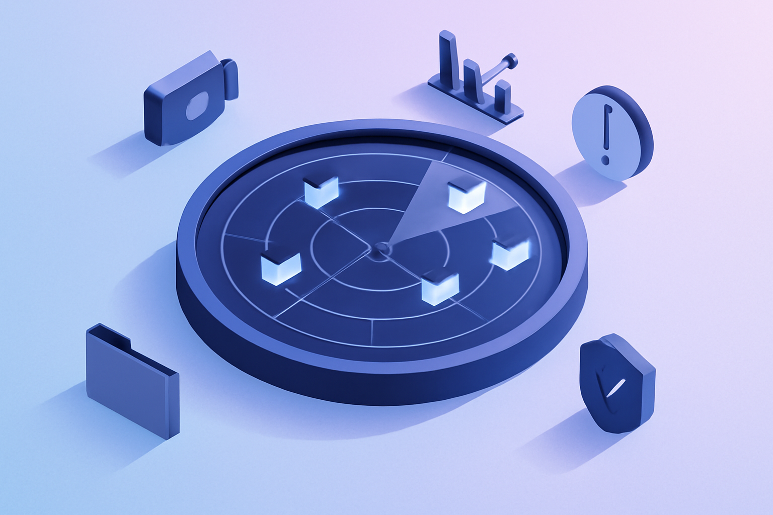 Tracker radar monitoring multiple X activity signals