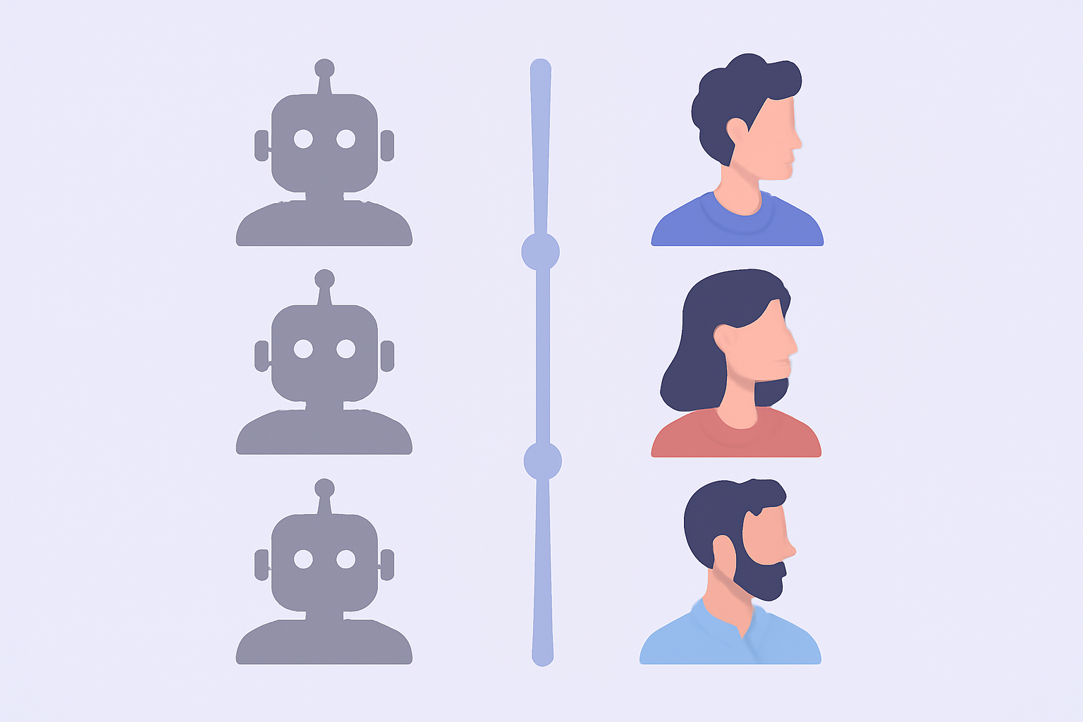 Bot views versus real user views comparison