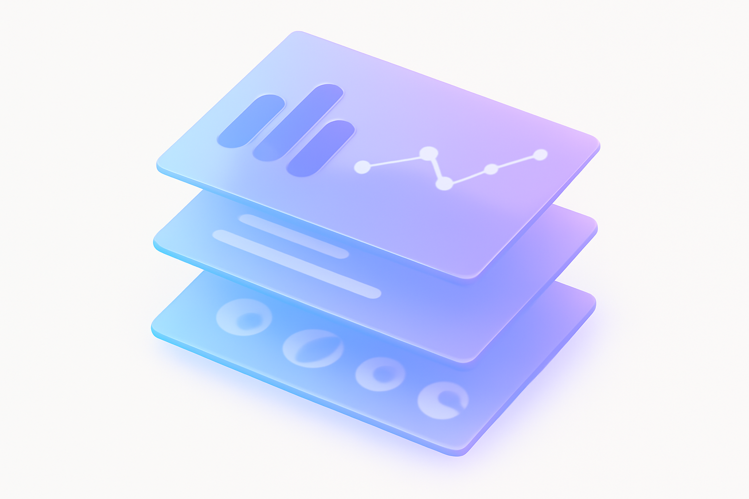 Three-layer X analytics stack visualization