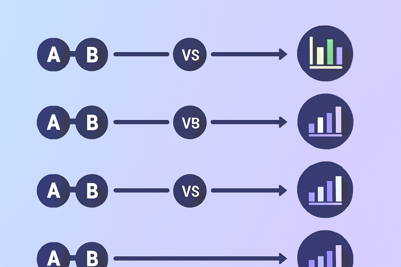 Four-week bio A/B testing workflow