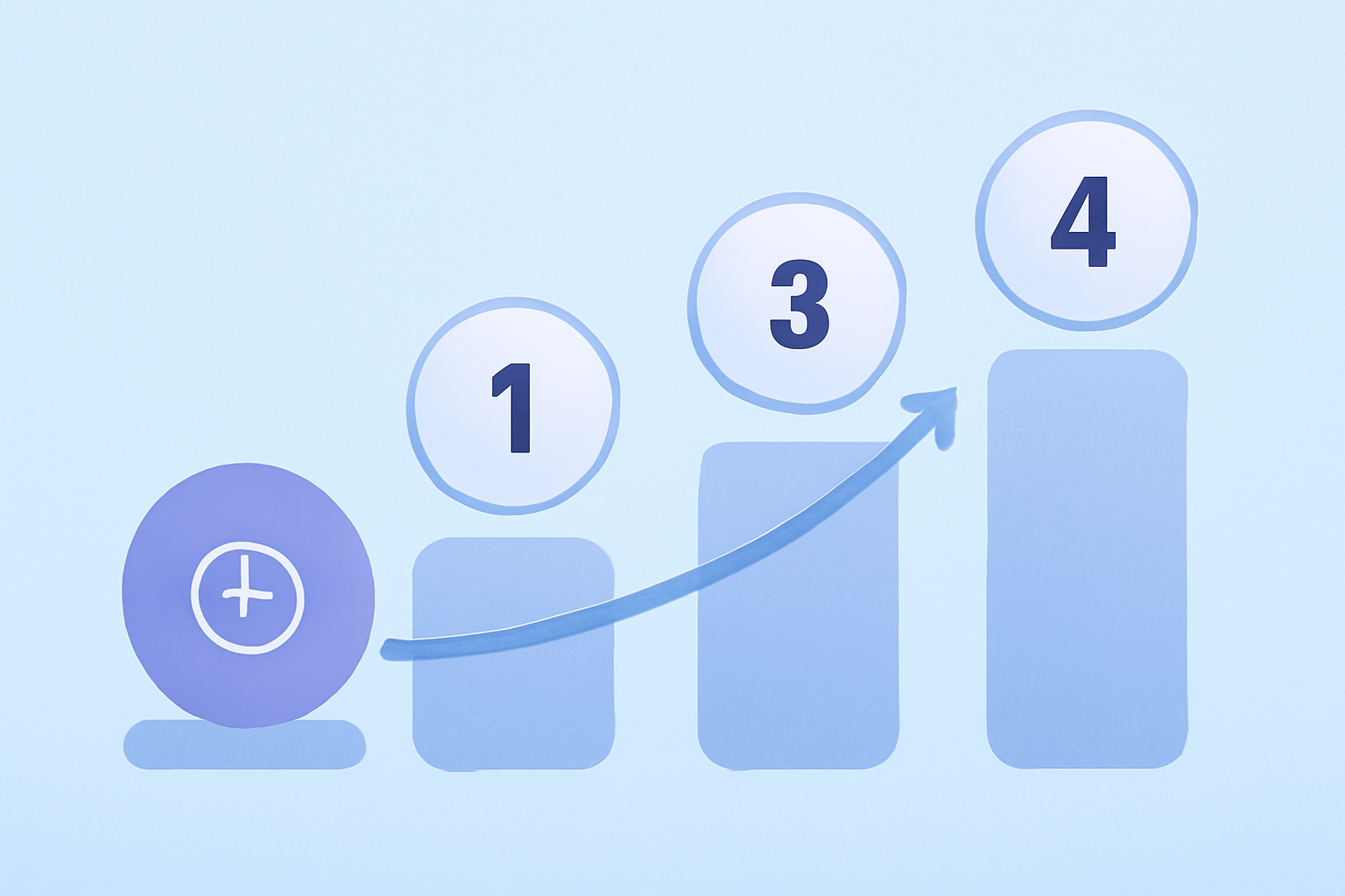 Four-week algorithm adaptation plan visualization