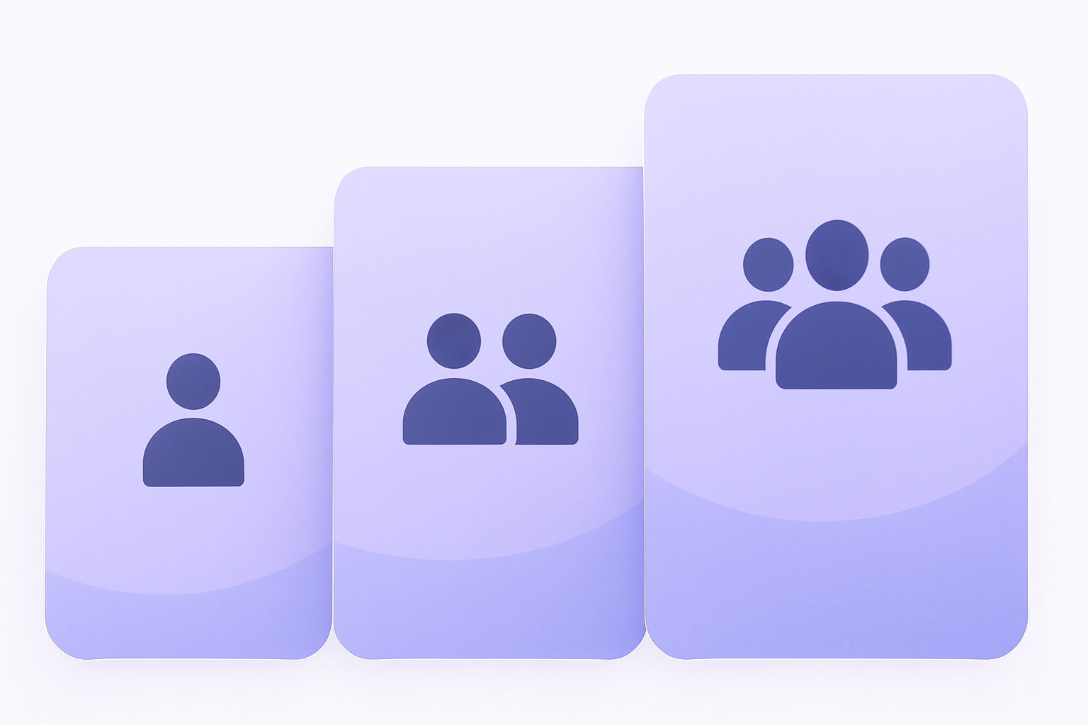 Four multi-account management tiers comparison