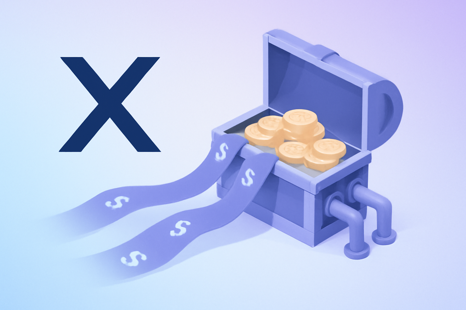 Multiple revenue streams flowing from X profile