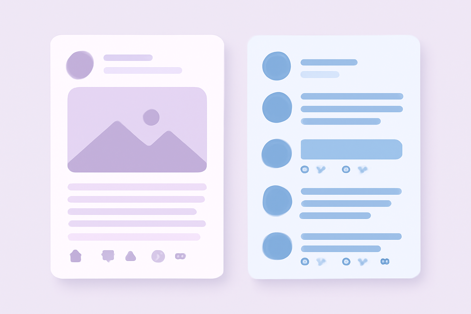 LinkedIn versus X post format comparison