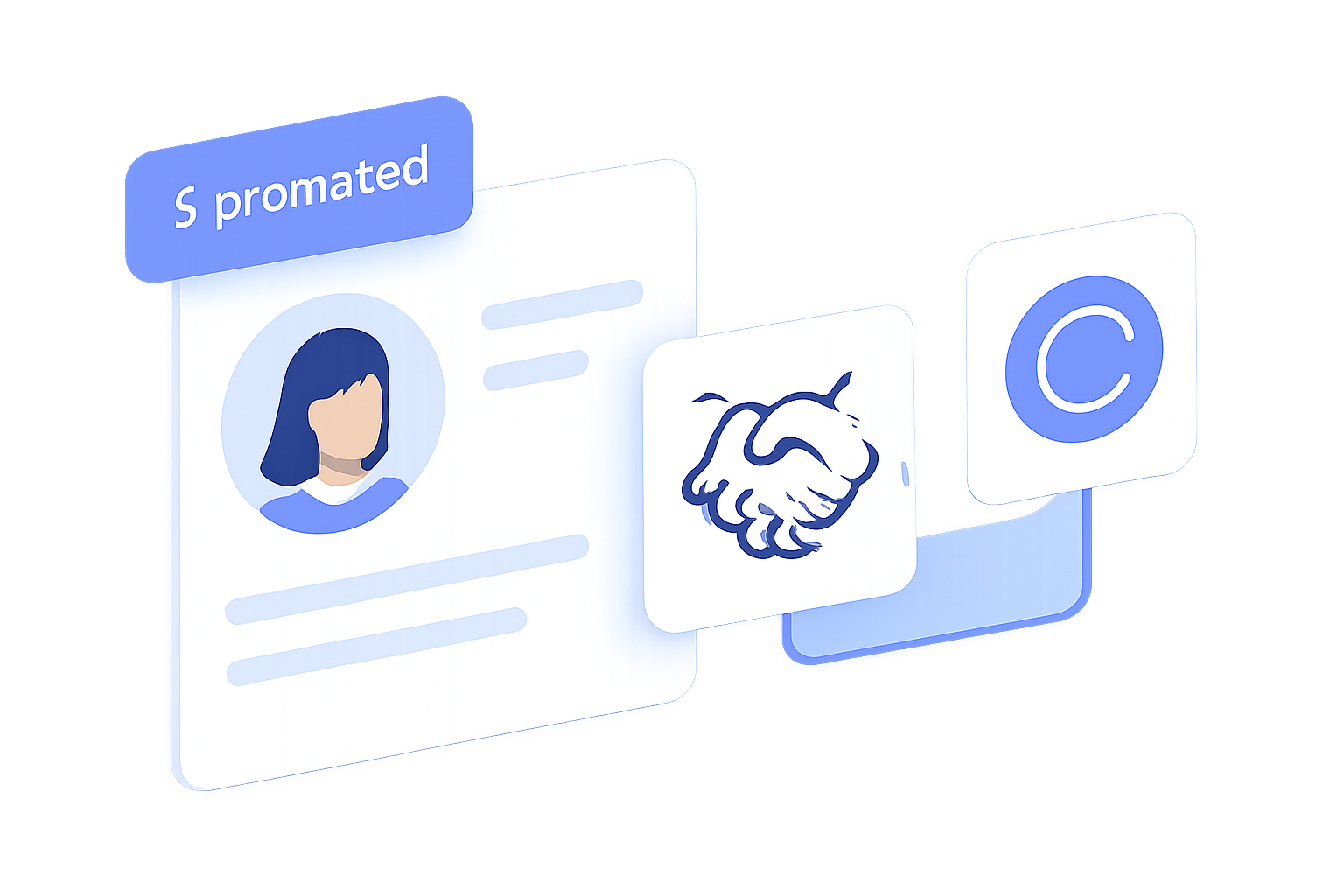 Creator and brand connected by sponsored partnership